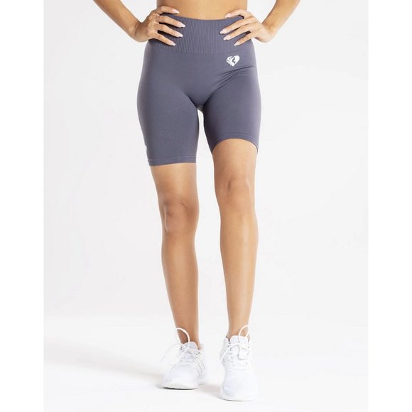 Women's Best Power Seamless Cycling Shorts - Charcoal - Picture 1 of 10